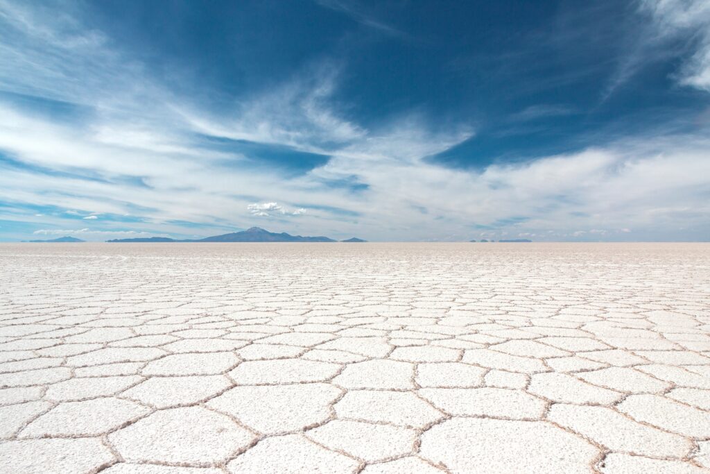 Salzwüse Salar de Uyuni in Bolivien