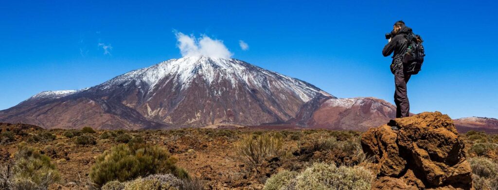 Wanderer im Teide Nationalpark